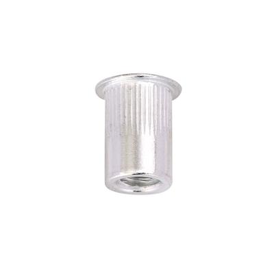 ZORO SELECT U69315.025.0165 Rivet Nut, 1/4"-20 Thread Size, 0.5 in Flange Dia.,