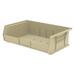 AKRO-MILS 30255STONE Hang & Stack Storage Bin, Beige, Plastic, 10 7/8 in L x 16