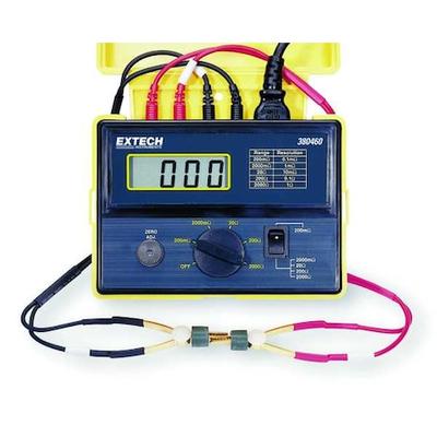 EXTECH 380460 Precision Milli Ohm Meter,200m-2000 Ohms