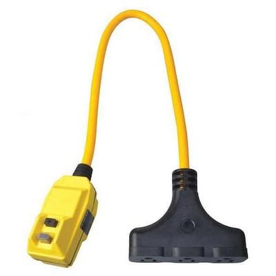 SOUTHWIRE 14880228-6 Plug-In GFCI with Cord,25 ft.,Outdoor