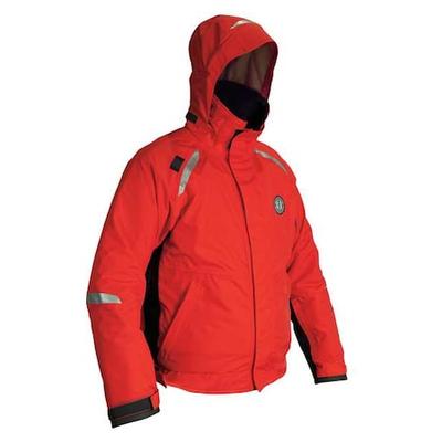 MUSTANG SURVIVAL MJ5246-123-XL-206 Catalyst Float Coat,Red,XL