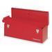 WESTWARD 10J162 24"W Steel, Red Portable Tool Box, Powder Coated, 9"H