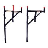 WEATHER GUARD 1450 Truck Ladder Rack, Steel, 23 x3x57, Blk/Red