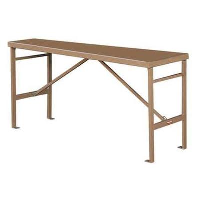 KNAACK R-72 Work Table, Steel, 72-1/2" W, 36" Height, 750 lb., Folding