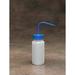 DYNALON 3YJX1 Translucent/ Blue 500mL Wash Bottle, 5 Pack