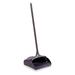 RUBBERMAID COMMERCIAL FG253104BLA Long Handled Dust Pan with Wheels,Blk,PP