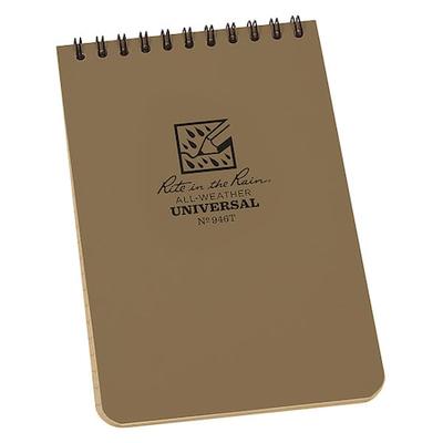 RITE IN THE RAIN 946T All Weather Memo Book,Universal,4 x 6In.