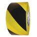 ZORO SELECT B324Y18-200 Barricade Tape,Yellow/Black,200ft x 3 In