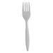 DIXIE FMP23C Wrapped Disposable Fork, White, Medium Weight, PK1000