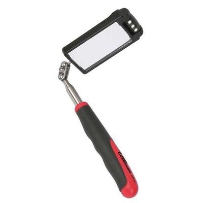 ULLMAN HTK-2LT LED Lighted Telescoping Inspection Mirror, 3-1/2 in x 2-1/4 in,