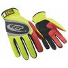 RINGERS GLOVES 118-10 Mechanics Gloves, L ( 10 ), High-Visibility Yellow, Mesh