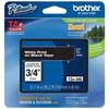 BROTHER TZe345 Adhesive TZ Tape (R) Cartridge 0.70"x26-1/5ft., White/Black