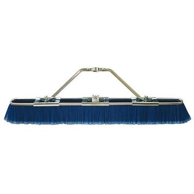 TOUGH GUY 12L013 35 in Sweep Face Push Broom Head, Soft, Blue