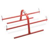 GARDNER BENDER WSP-100E Reel Stand, 4 Spindles, Steel, Red, 13 1/2 in W x 24 in