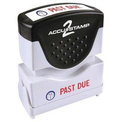 COSCO 038919 ACCU-STAMP 2 Shutter PAST DUE 2 Color