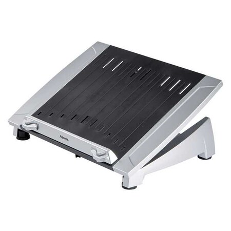 FELLOWES 8036701 Laptop Stand,6 1/2 in H,Black; Silver - FELLOWES