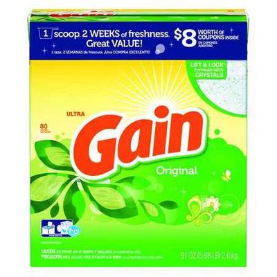 GAIN 84910 GAIN 91 oz. Box Original Scent Powder Laundry Detergent