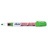 MARKAL 97051 Permanent Liquid Paint Marker, Medium Tip, Fluorescent Green Color