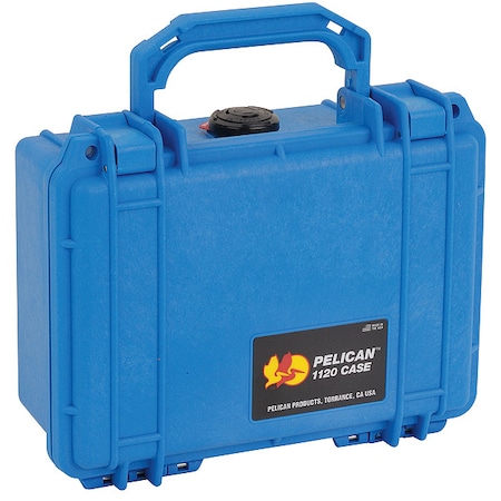 PELICAN 1120 Blue Protective Case, 8.41"L x 6.76"W x 3.87"D