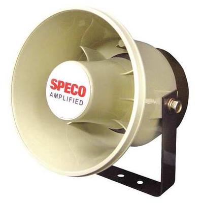 SPECO TECHNOLOGIES ASPC20 PA Horn,Weatherproof,20W...
