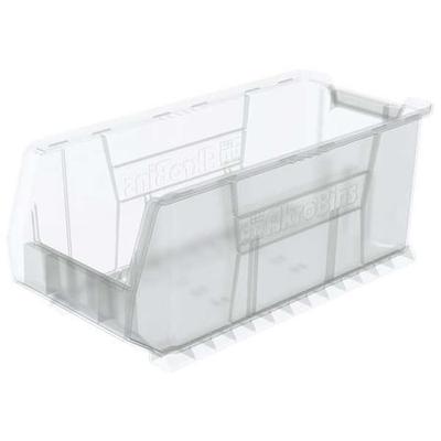 AKRO-MILS 30287SCLAR Storage Bin, Plastic, Clear, 10 in H, 11 in W, 23 7/8 in L