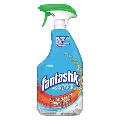 FANTASTIK 308685 All Purpose Cleaner with Bleach, Trigger Spray Bottle, 32 oz,