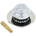 WATCO 48751-PP-CP-G Bathtub Stopper and Drain,Push Pull,Grid