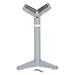 ZORO SELECT STAND-V-HP Roller Stand,V Style,H to 42 In
