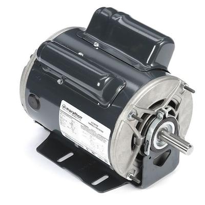 LEESON 5KCR49PN3011X Capacitor-Start/Run General Purpose Motor, 1/4 hp, 3/4 hp