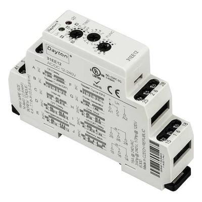 DAYTON 31EE12 Time Delay Rlay,12 to 240VAC/DC,15A,DPDT
