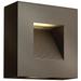 Hinkley Luna 9"H Bronze Rectangular LED Outdoor Wall Light