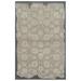 Gray/Green 59.84 x 0.39 in Area Rug - Pantone Universe Color Influence Ikat Handmade Tufted Area Rug Viscose/Wool | 59.84 W x 0.39 D in | Wayfair