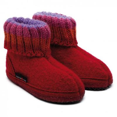 Haflinger - Kids Paul - Hüttenschuhe 28 | EU 28 rot Image