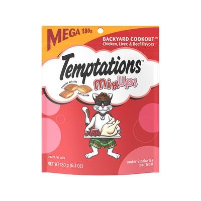 Temptations MixUps Backyard Cookout Flavor Soft & Crunchy Cat Treats, 6.3-oz bag
