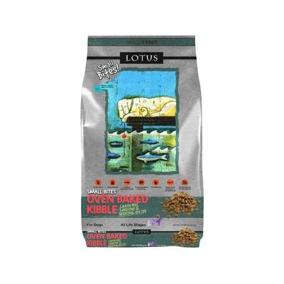 Lotus Oven-Baked Small Bites Grain-Free Sardine & Herring Recipe Dry Dog Food, 10-lb bag
