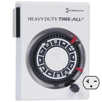 INTERMATIC HB114 Timer, Mechanical, 240V, 20A, Plug In