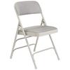NATIONAL PUBLIC SEATING 2302 Folding Chair,Gray,18-3/4 In.,PK4