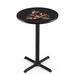 Holland Bar Stool NHL 36" Pub Table Metal in Black | 36 H x 30 W x 30 D in | Wayfair L211B3628AriCoy