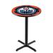 Holland Bar Stool NHL 42" Pub Table Metal in Black | 42 H x 28 W x 28 D in | Wayfair L211B4228EdmOil