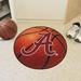 FANMATS NCAA University of Alabama Basketball 27 in. x 27 in. Non-Slip Indoor Only Mat Synthetics in Brown/Orange/Red | 27 W x 27 D in | Wayfair