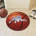 FANMATS NCAA Jackson State University Basketball 27" x 27" Non-Slip Indoor Mat Synthetics in Brown/Orange/Red | 27 W x 27 D in | Wayfair 3994