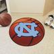 FANMATS NCAA University of North Carolina - Chapel Hill Basketball 27 in. x 27 in. Non-Slip Indoor Only Mat s in Blue/Brown/Indigo | Wayfair 5151