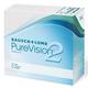 Bausch + Lomb PureVision 2 Monatslinsen, sehr dünne sphärische Kontaktlinsen, weich, 6 Stück / BC 8.6 mm / DIA 14 / -3 75 Dioptrien