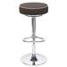 Dauphin Octave 19" Patio Bar Stool Metal in Brown | 19.5 H x 16 W x 16 D in | Wayfair OC9288/CH/R/A - 298-007