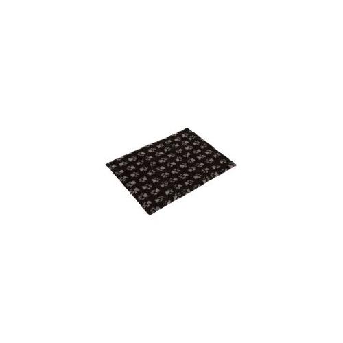 Vetbed® Isobed SL Haustierdecke Paw, schwarz/grau - L 150 x B 100 cm