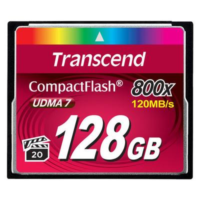 Transcend CF800x 128GB CF Memory Card - TS128GCF800