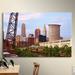 ArtWall Cleveland 10 by Cody York - Wrapped Canvas Photograph Print Metal in Blue/Brown/Green | 32 H x 48 W x 2 D in | Wayfair 0yor023a3248w