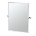 Gatco Cafe Frameless Rectangle Wall Mirror | Bathroom Vanity Mirror in Gray | 31.5 H x 27.5 W x 2.25 D in | Wayfair 4419S