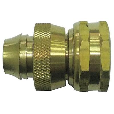 WESTWARD 20KP40 Hose Connector,Female,Brass,100 psi