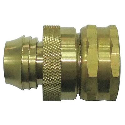 WESTWARD 20KP41 Hose Connector,Female,Brass,100 psi
